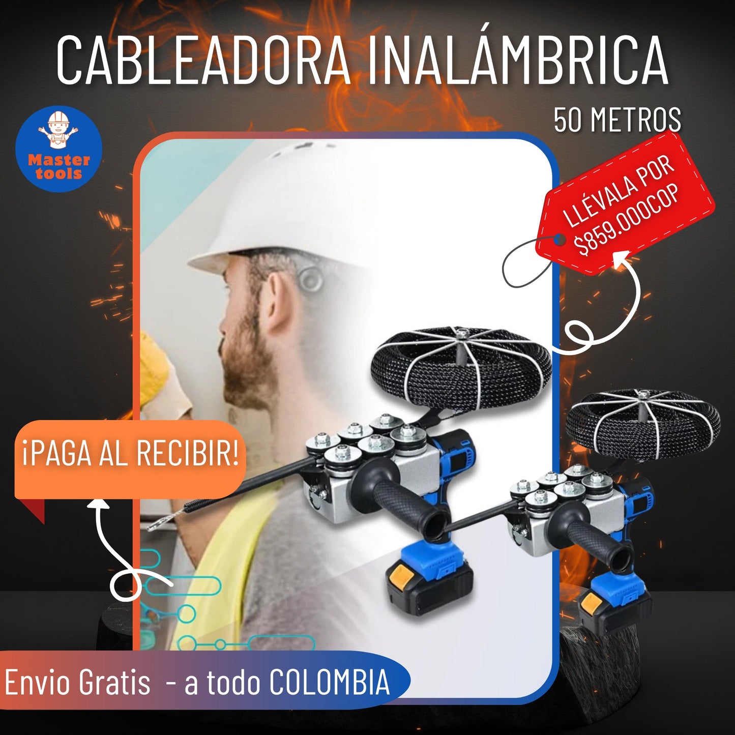 Sonda wireless da 50 metri⚡